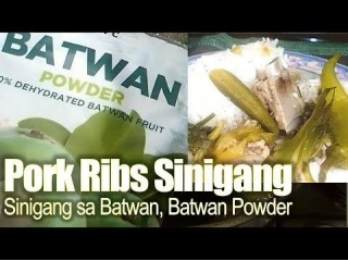 Pork Ribs Sinigang Sa Batwan, Batwan Powder