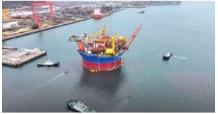 China’s CNOOC Successfully Installs Asia’s First Cylindrical FPSO Facility, Haikui No. 1