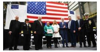 U.S Navy Celebrates Keel Laying Of First Constellation Class Frigate, The Future USS Constellation