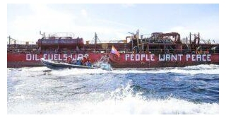 Greenpeace Activists Target Russian Shadow Fleet Bunker Vessel In The Baltic Sea