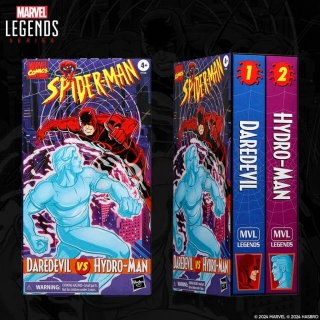 Marvel Legends Spider-Man The Animated Series Daredevil & Hydro-Man Two-Pack.
