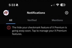 X Users Will Soon Be Barred From Hiding Blue Ticks