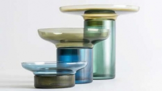 Elegant Crystalline Decor Ranges - The 'Ensemble' Glass Collection By Layer Design Is Handmade (TrendHunter.com)