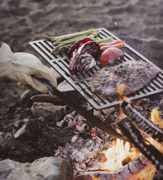 Open-Style Campfire Grills - The Ember Kitchen Open Fire Cook Kit Is Made In The USA (TrendHunter.com)