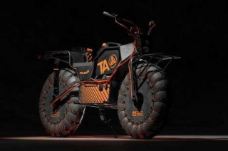 Hybrid Balloon-Tired Motorbikes - The Arsenale Plan B Motorbike Is Suited For Tough Terrain (TrendHunter.com)