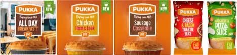 All-Day Cuisine Pie Products - These New Pukka Products are Suited for Enjoying Breakfast to Dinner (TrendHunter.com)