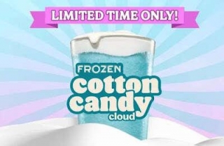 Cotton Candy Cold Foams - Burger King Has Just Dropped A New Frozen Cotton Candy Cloud Drink (TrendHunter.com)
