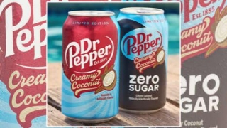 Creamy Coconut-Flavored Sodas - Dr Pepper Creamy Coconut Comes In Regular And Zero Sugar (TrendHunter.com)