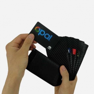 Multi-Purpose Cooling Wallets - Fanning Wallet Is An Carbon Fiber RFID Blocking Wallet (TrendHunter.com)