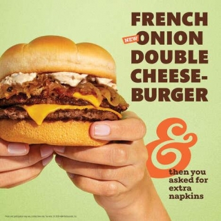 Onion Soup-Inspired Burgers - A&W Has A Brand-New French Onion Double Cheeseburger (TrendHunter.com)