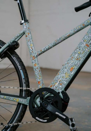 Artist-Envisioned Electric Bikes - Upway Unveils New Bikes With The Artist Collaboration Series (TrendHunter.com)