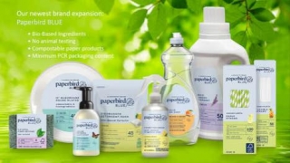 Plant-Based Household Products - The Paperbird BLUE Range Now Includes A Variety Of Additional Items (TrendHunter.com)
