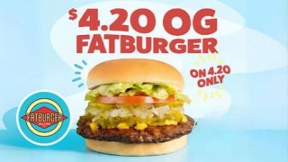 420-Themed Restaurant Promotions - Fatburger Is Offering Its Classic Burger At A Discounted Price (TrendHunter.com)