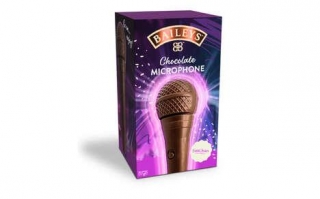 Celebratory Song Contest Chocolates - Baileys Chocolate Microphone Was Created With Lir Chocolates (TrendHunter.com)