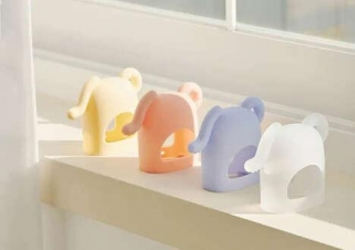 Elephant Teething Gloves - Moyuum Introduces A Functional Elephant-Shaped Teething Solution (TrendHunter.com)