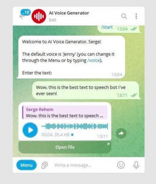 Voice-Generated AI Bots - AI Voice Generator Bot Simplifies The Process Of Generating Voice Content (TrendHunter.com)