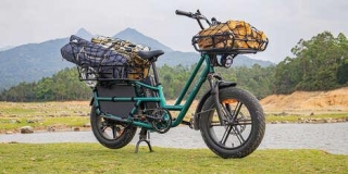 Long-Frame Cargo Bikes - Fiido's T2 Longtail Bike Has Enhanced Balance From Its Frame Design (TrendHunter.com)