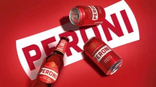 Redesigned Bold Beer Brands - Peroni Received A New Packaging Design From Smith Lumen (TrendHunter.com)
