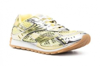 Vibrant Luxurious Panelling Sneakers - Bottega Veneta Unveils The Yellow Orbit Panelled Sneakers (TrendHunter.com)