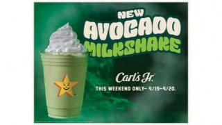 Celebratory QSR Avocado Shakes - The Carl's Jr. Avocado Shake Is Arriving For Earth Month And More (TrendHunter.com)