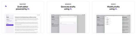 AI Draft Editors - DraftBot Generates AI Drafts With Easy Editing Features to Help Writers (TrendHunter.com)