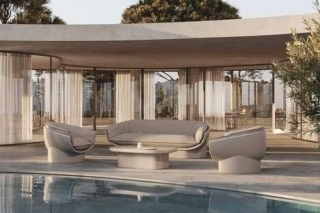 Chunky Outdoor Furniture Collections - The Luna Collection By Vondom Is Ready For Outdoor Living (TrendHunter.com)