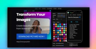 Customizable Screenshot Tools - Picyard Makes Screenshots Beautiful For Social Media Or Blogs (TrendHunter.com)