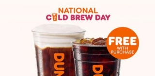 Complimentary Cold Brew Promotions - This Dunkin' National Cold Brew Day Promotion Offers Free Java (TrendHunter.com)