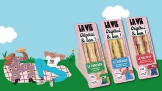 Plant-Based Parisian Sandwiches - La Vie's Vegan Club Sandwiches Come In Three Varieties (TrendHunter.com)