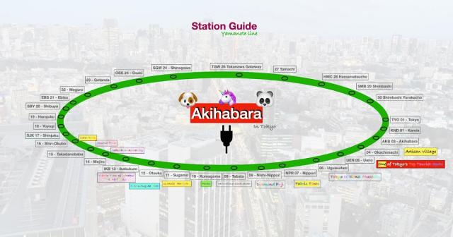 Akihabara, Tokyo Japan | Along the Yamanote line