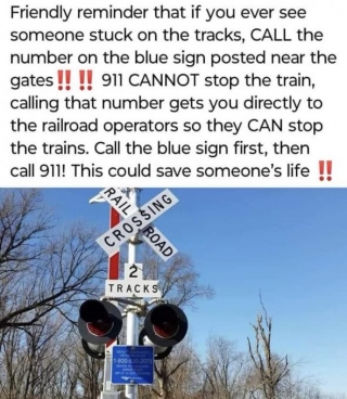 What To Do When You See A Car Stuck On Railroad Tracks