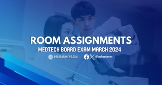 MTLE Room Assignments: March 2024 Medtech Board Exam