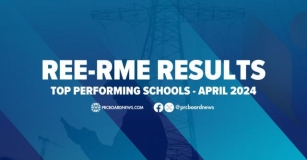 PERFORMANCE OF SCHOOLS: April 2024 Electrical Engineering REE, RME Board Exam Result