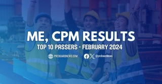 TOP 10 PASSERS: February 2024 Mechanical Engineer ME, CPM Board Exam Result