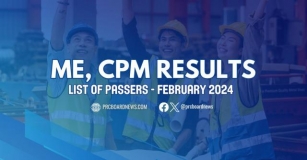 ME RESULT: February 2024 Mechanical Engineer, CPM Board Exam List Of Passers