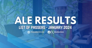 ALE RESULTS: January 2024 Architect Board Exam List Of Passers