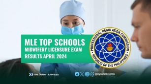 MLE Result: April 2024 Midwife Board Exam Performance Of Schools