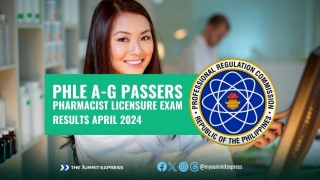 A-G PASSERS: April 2024 Pharmacy Board Exam PhLE Result