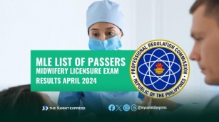 FULL RESULTS: April 2024 Midwifery Board Exam MLE List Of Passers, Top 10