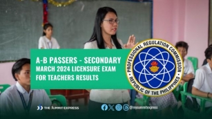 A-B Passers Secondary: LET Result March 2024