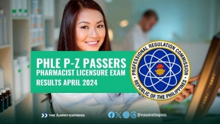 P-Z Passers: April 2024 Pharmacist Board Exam Result