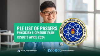 PLE RESULT: April 2024 Physician Board Exam List Of Passers, Top 10