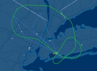 Boeing 767 Loses Emergency Slide After Departing From New York City