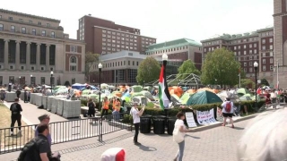 Protesters Remain On Campus At Columbia University Ahead Of Encampment Deadline