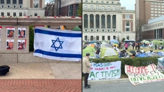 Pro-Palestinian Protests Continue At Columbia University