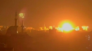 Fireball Lights Up Skyline As Israeli Strike Hits Rafah