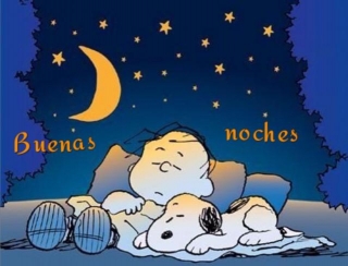 Imagen De Buenas Noches Snoopy
