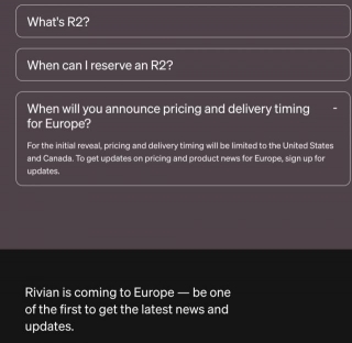Rivian R2 Will Be Available In Europe