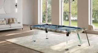 Contemporary Glass Pool Table
