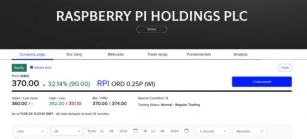 Raspberry Pi Holdings Plc Debuts On The London Stock Exchange